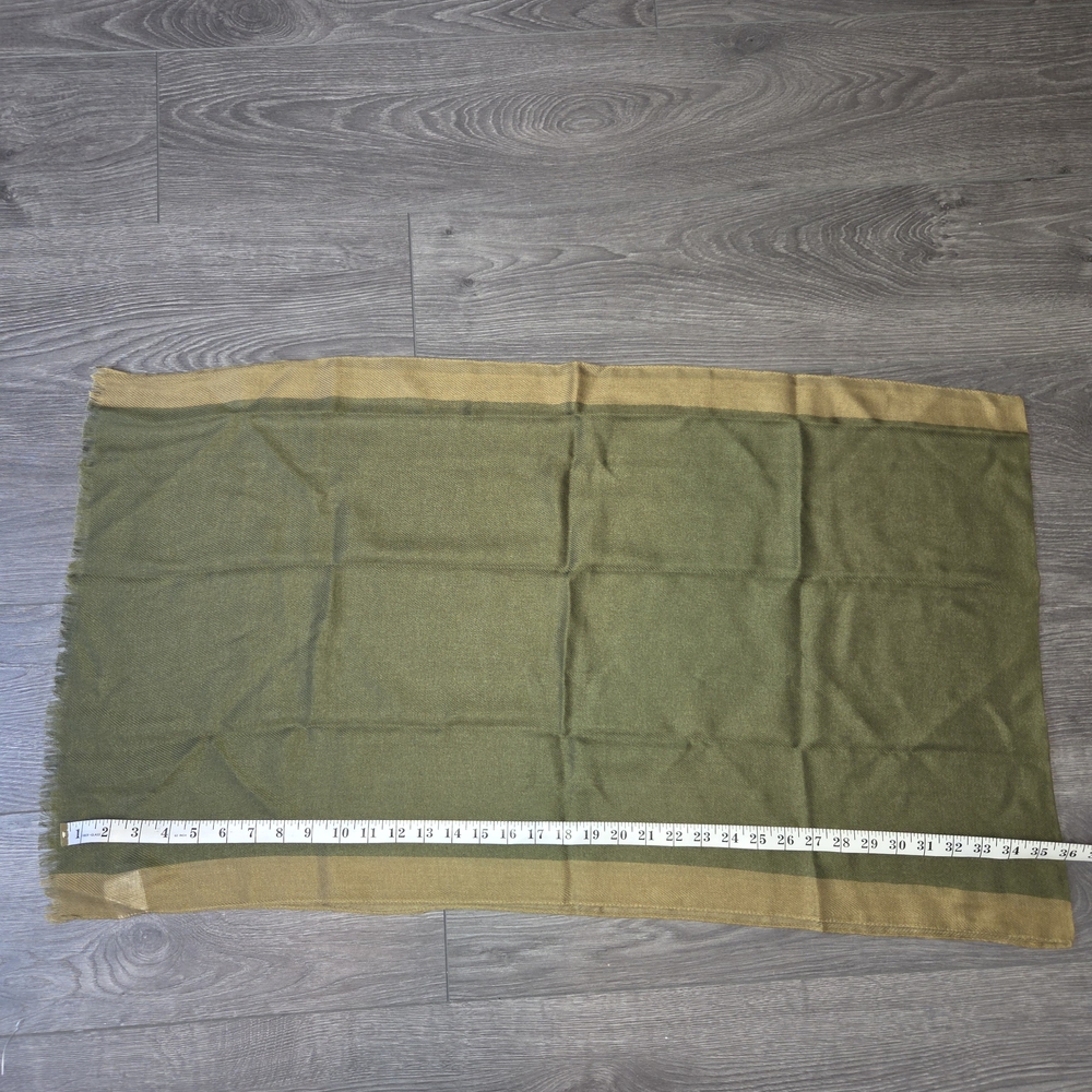Avon Olive Green and Tan Scarf